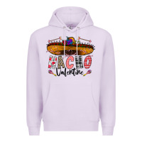 Lilac festive sombrero and nacho art Premium Hoodie - CowhideDigitalArt