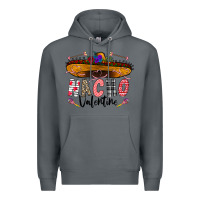 Rock festive sombrero and nacho art Premium Hoodie - CowhideDigitalArt