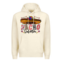 Sandshell festive sombrero and nacho art Premium Hoodie - CowhideDigitalArt