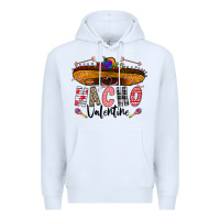 White festive sombrero and nacho art Premium Hoodie - CowhideDigitalArt