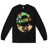 Black farm life alphabet lowercase letters e Long Sleeve Tee - BundleAndBundleShop
