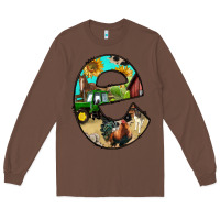 Chestnut farm life alphabet lowercase letters e Long Sleeve Tee - BundleAndBundleShop