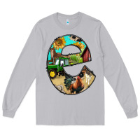 Moon Dust farm life alphabet lowercase letters e Long Sleeve Tee - BundleAndBundleShop