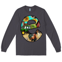 Smoke farm life alphabet lowercase letters e Long Sleeve Tee - BundleAndBundleShop