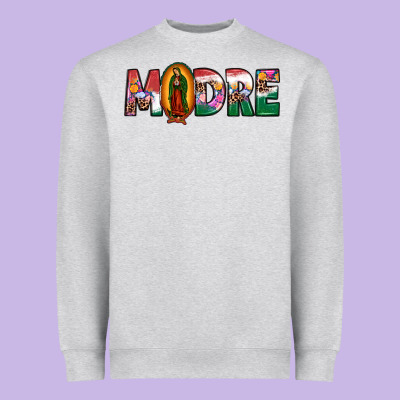 Mexican Flag Our Lady Of Guadalupe Madre Heavyweight Sweatshirt Designed By Jahusdesignshop