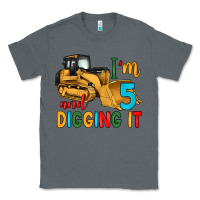 Charcoal Heather i'm 5 and digging it Classic Tee - Artiststas