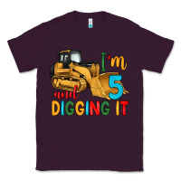Plum i'm 5 and digging it Classic Tee - Artiststas