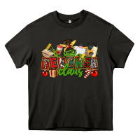 Asphalt teacher claus christmas Heavy Core Tee - CowGirlArtShop