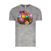 Cloud Rock Easter Eggs Hamper Vintage Tee - BundleAndBundleShop