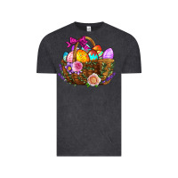 Vintage Black Easter Eggs Hamper Vintage Tee - BundleAndBundleShop