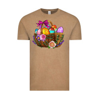 Vintage Coffee Easter Eggs Hamper Vintage Tee - BundleAndBundleShop