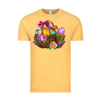 Vintage Mustard Easter Eggs Hamper Vintage Tee - BundleAndBundleShop