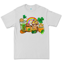 Dove Grey St. Patricks coffee cups Premium Tee - HowdyJamesFarm