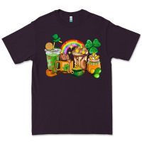 Plum St. Patricks coffee cups Premium Tee - HowdyJamesFarm