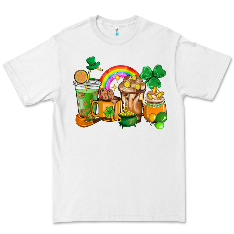 St. Patricks Coffee Cups Premium Tee by HowdyJamesFarm | Teevron