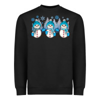 Black snowman winter Heavyweight Sweatshirt - JahusDesignShop