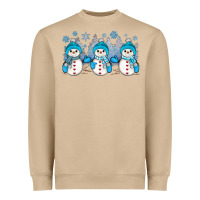 Mushroom snowman winter Heavyweight Sweatshirt - JahusDesignShop