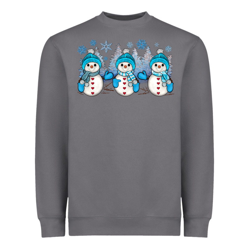 Snowman Winter Heavyweight Sweatshirt by JahusDesignShop | Teevron