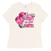 Bone her fight is our fight Breast cancer awareness Ladies Tee - FaDigitalArtStudio