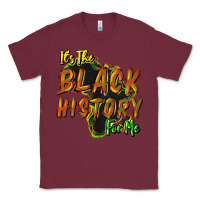 Burgundy It's the black history for me Classic Tee - HowdyJamesFarm
