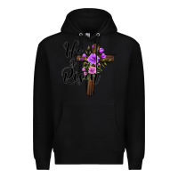 Black he is risen matthew 28 6 Premium Hoodie - Jasminsmagicworld