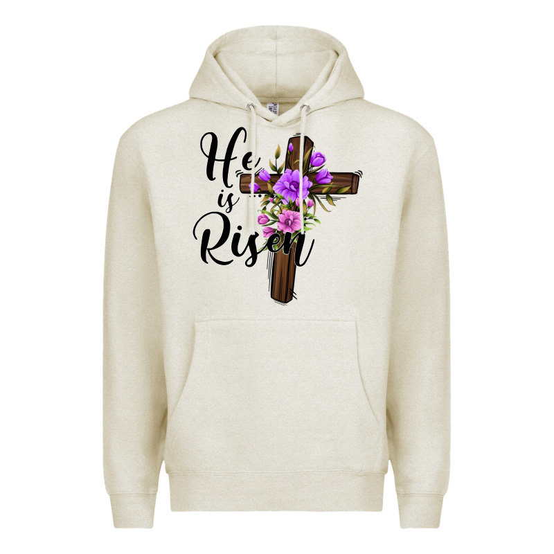 He Is Risen Matthew 28 6 Premium Hoodie by Jasminsmagicworld | Teevron