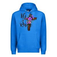 True Royal he is risen matthew 28 6 Premium Hoodie - Jasminsmagicworld