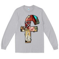 Moon Dust farm life alphabet lowercase letters f Long Sleeve Tee - BundleAndBundleShop