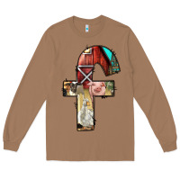 Toasted Coconut farm life alphabet lowercase letters f Long Sleeve Tee - BundleAndBundleShop