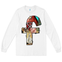 Farm Life Alphabet Lowercase Letters F Long Sleeve Tee | Teevron