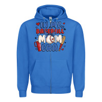True Royal in my baseball mom era Zipper Hoodie - JahusDesignShop