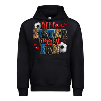 Black little sister biggest fan soccer Urban Hoodie - Jasminsmagicworld