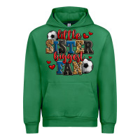 Emerald little sister biggest fan soccer Urban Hoodie - Jasminsmagicworld