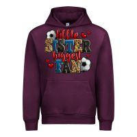 Mauve Wine little sister biggest fan soccer Urban Hoodie - Jasminsmagicworld