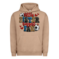 Pigment Burro little sister biggest fan soccer Urban Hoodie - Jasminsmagicworld