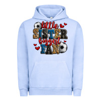 Pigment Grape Ice little sister biggest fan soccer Urban Hoodie - Jasminsmagicworld