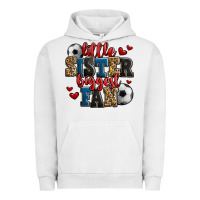 Pigment Lunar Rock little sister biggest fan soccer Urban Hoodie - Jasminsmagicworld