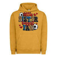 Pigment Peanut Butter little sister biggest fan soccer Urban Hoodie - Jasminsmagicworld