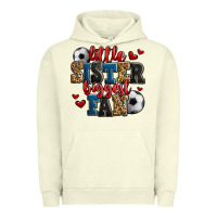 Pigment Pistachio little sister biggest fan soccer Urban Hoodie - Jasminsmagicworld