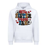 White little sister biggest fan soccer Urban Hoodie - Jasminsmagicworld