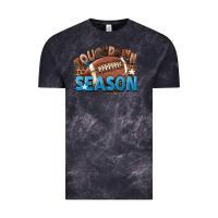 Cloud Black touchdown season Vintage Tee - FaDigitalArtStudio