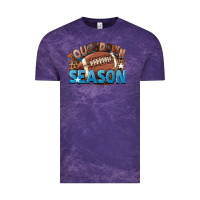 Cloud Purple touchdown season Vintage Tee - FaDigitalArtStudio