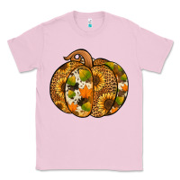 Bubblegum Pink leopard cowhide sunflower pumpkin Classic Tee - Jasminsmagicworld