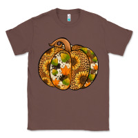 Chestnut leopard cowhide sunflower pumpkin Classic Tee - Jasminsmagicworld