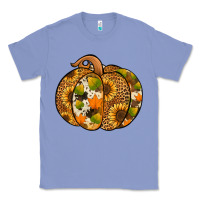 Colony Blue leopard cowhide sunflower pumpkin Classic Tee - Jasminsmagicworld