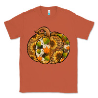 Copper leopard cowhide sunflower pumpkin Classic Tee - Jasminsmagicworld