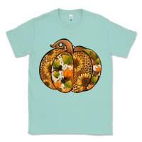 Seafoam leopard cowhide sunflower pumpkin Classic Tee - Jasminsmagicworld