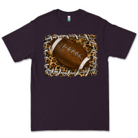 Plum leopard american football backround Premium Tee - RanaPortraitStore