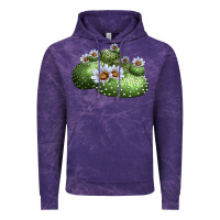 Cloud Purple Blossfeldia Cactus Vintage Hoodie - LillyAllenDesigns