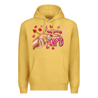 Antique Gold Not Today Cupid Premium Hoodie - CowhideDigitalArt